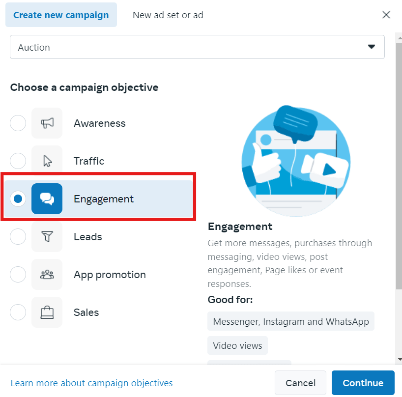 Facebook Marketing Engagement Campaigns